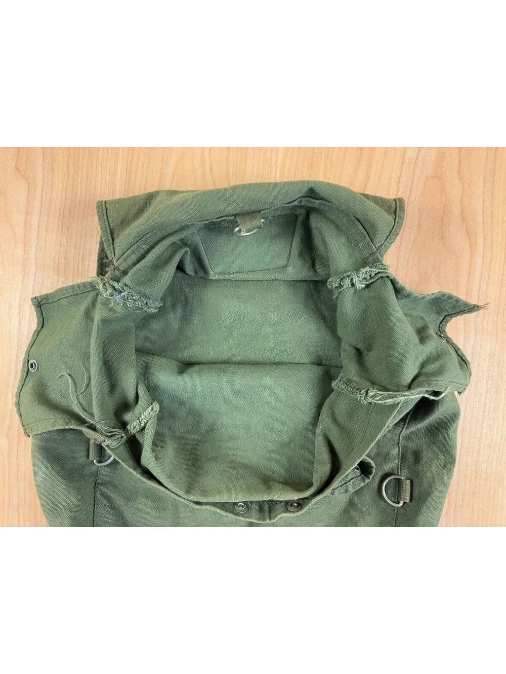 Vintage 60s Kumfort Boys Pack Byer Mfg Orono Maine canvas backpack